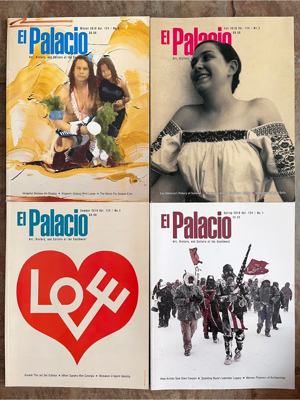 Full Set El Palacio 2019 4 Books Art, Culture & History of NM